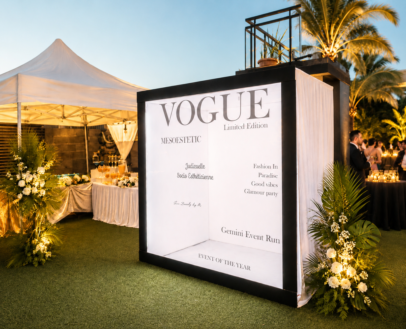 Box Vogue Gemini Event lors d’un événement à La Réunion