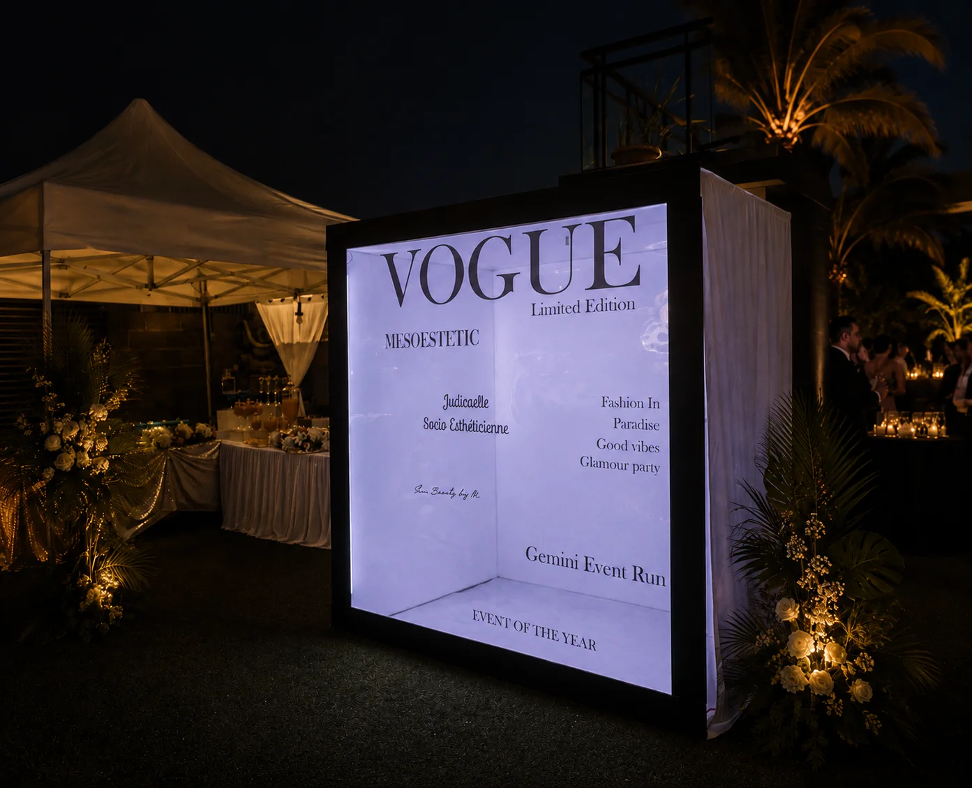 Box Vogue Gemini Location lors d’un événement à La Réunion